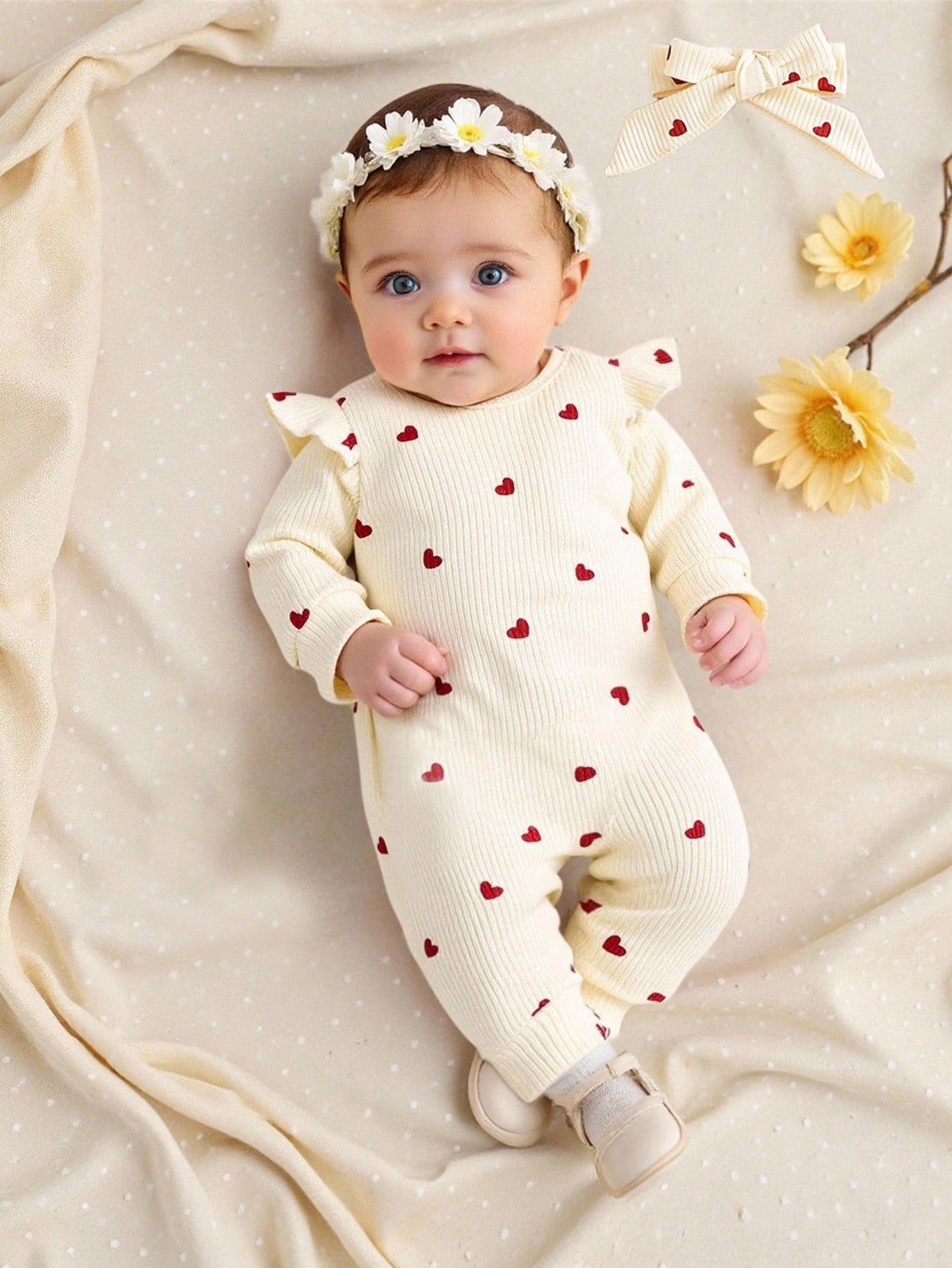 SHEIN - Body Bébé Fille à Pois Colorés