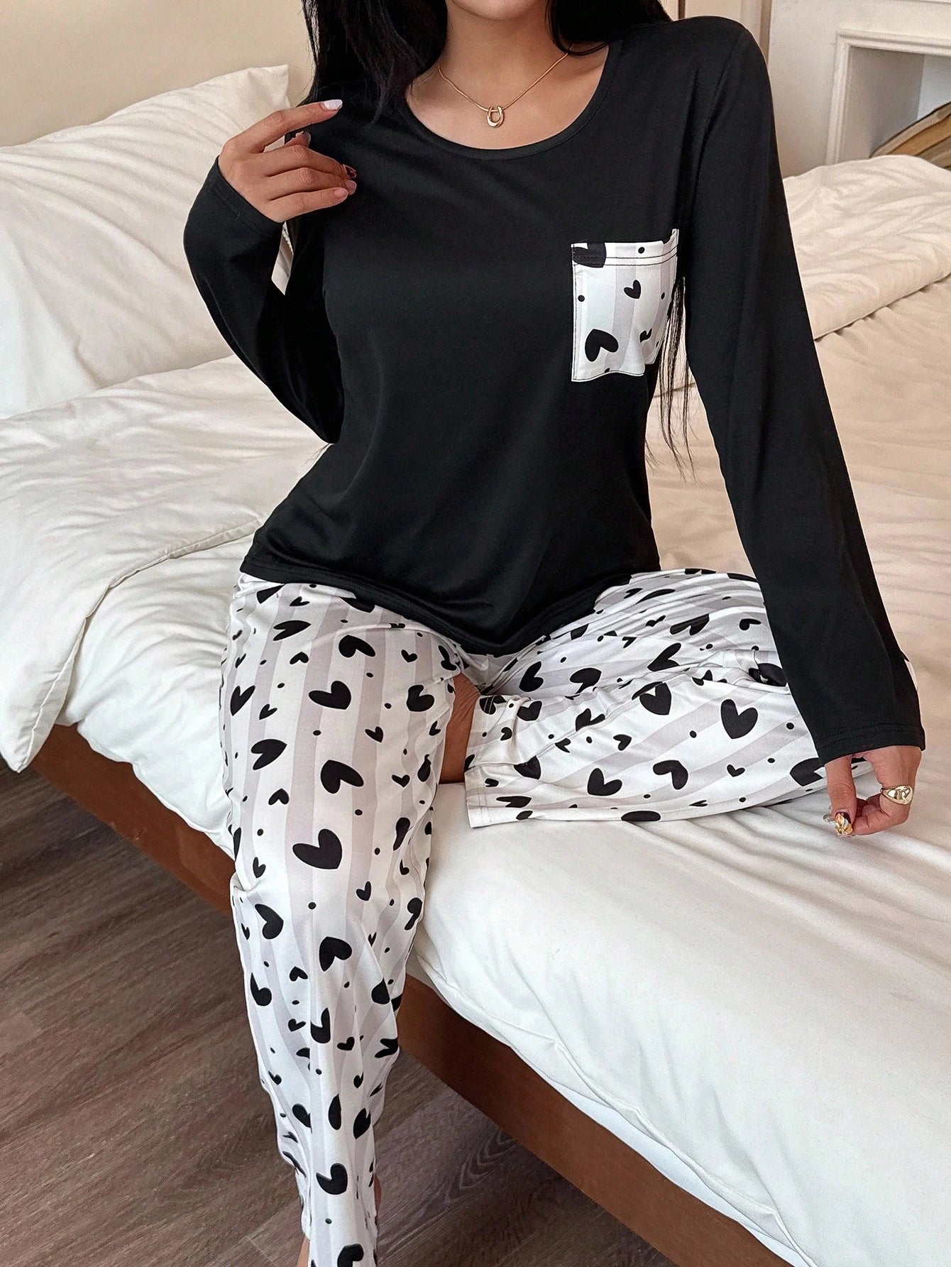 SWEET HN - Ensemble Pyjama "Cozy Hearts"