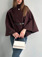 HEI GIRL – Manteau Cape Ceinturé