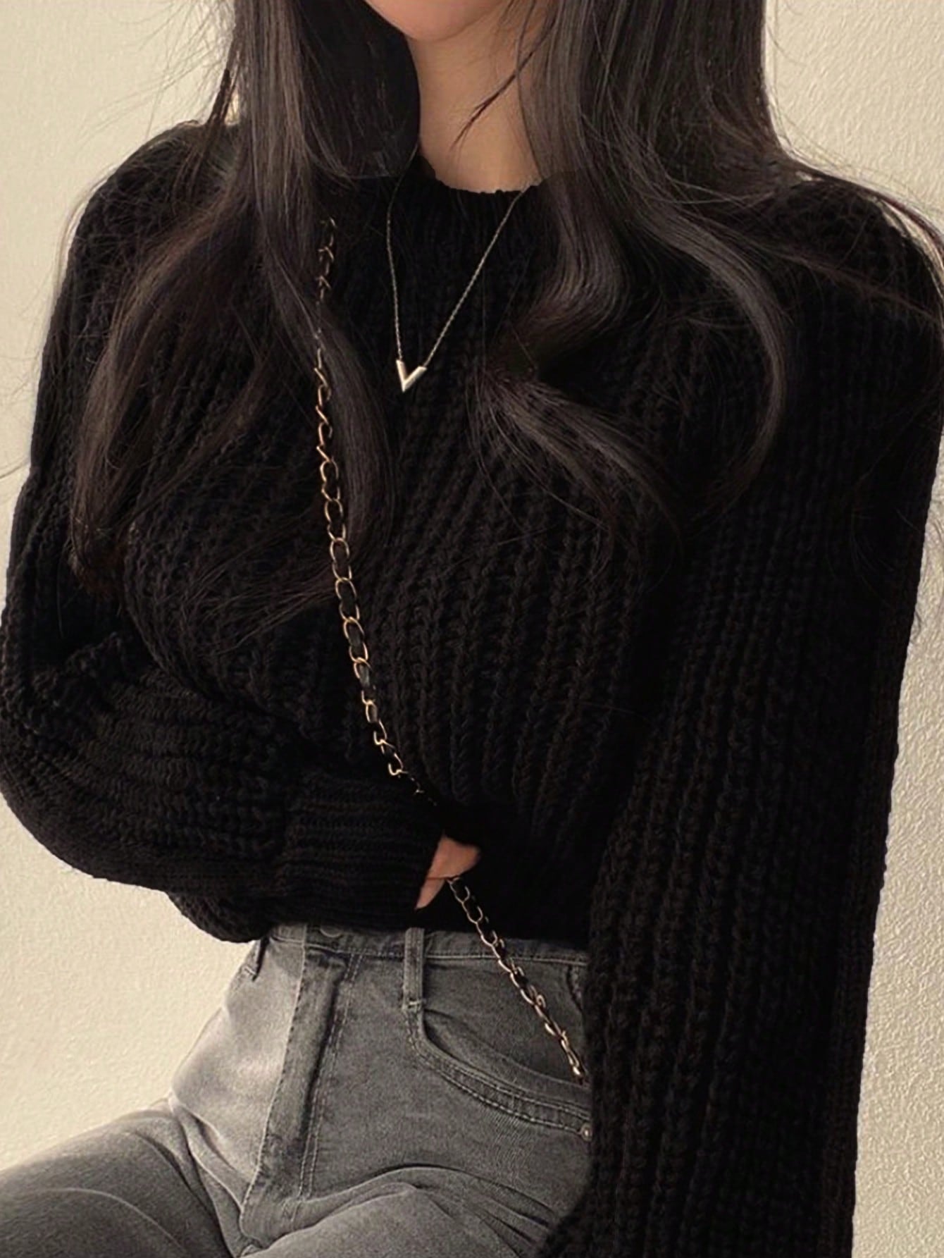 INAWLY – Pull Manches Bouffantes