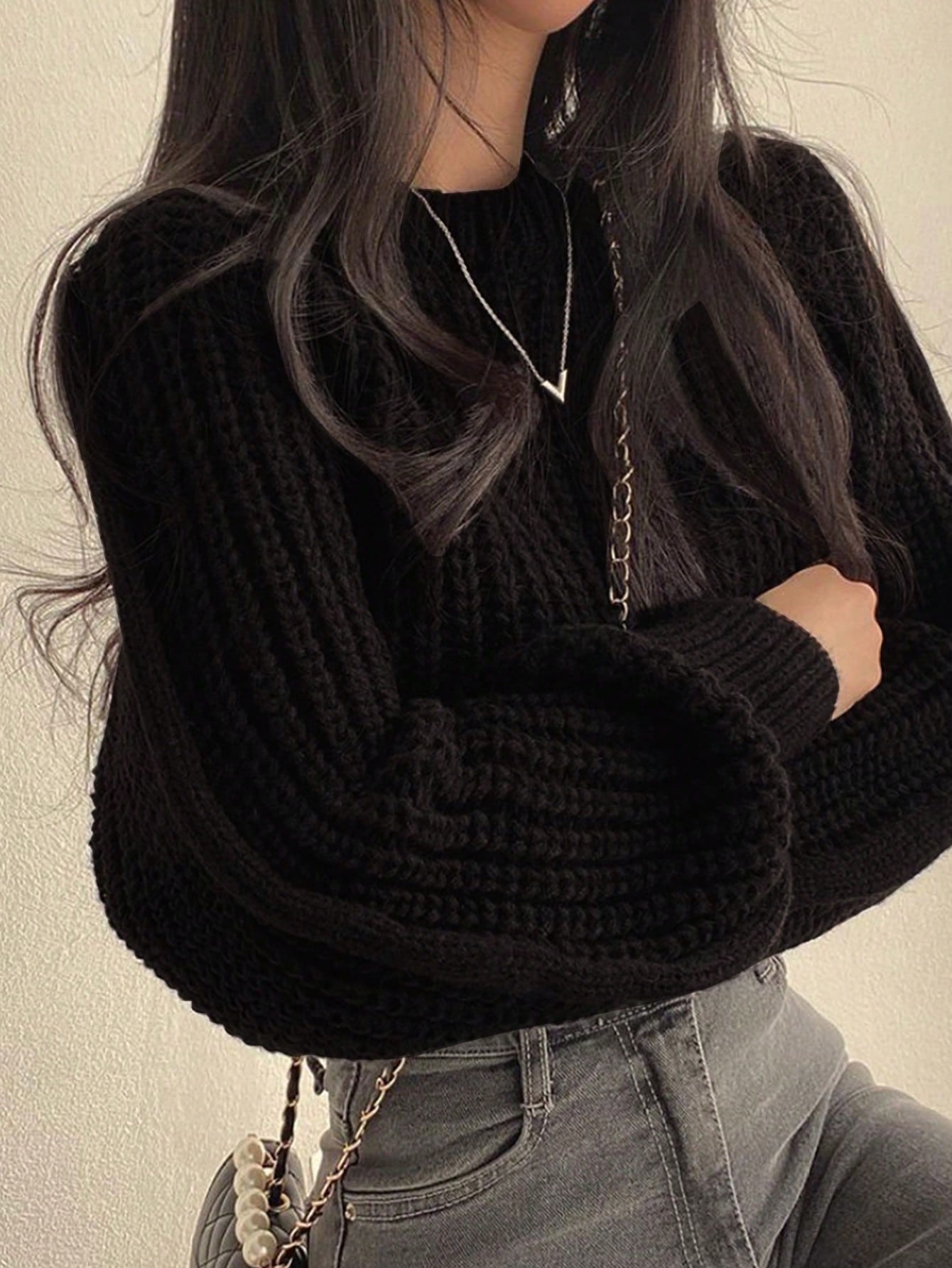 INAWLY – Pull Manches Bouffantes