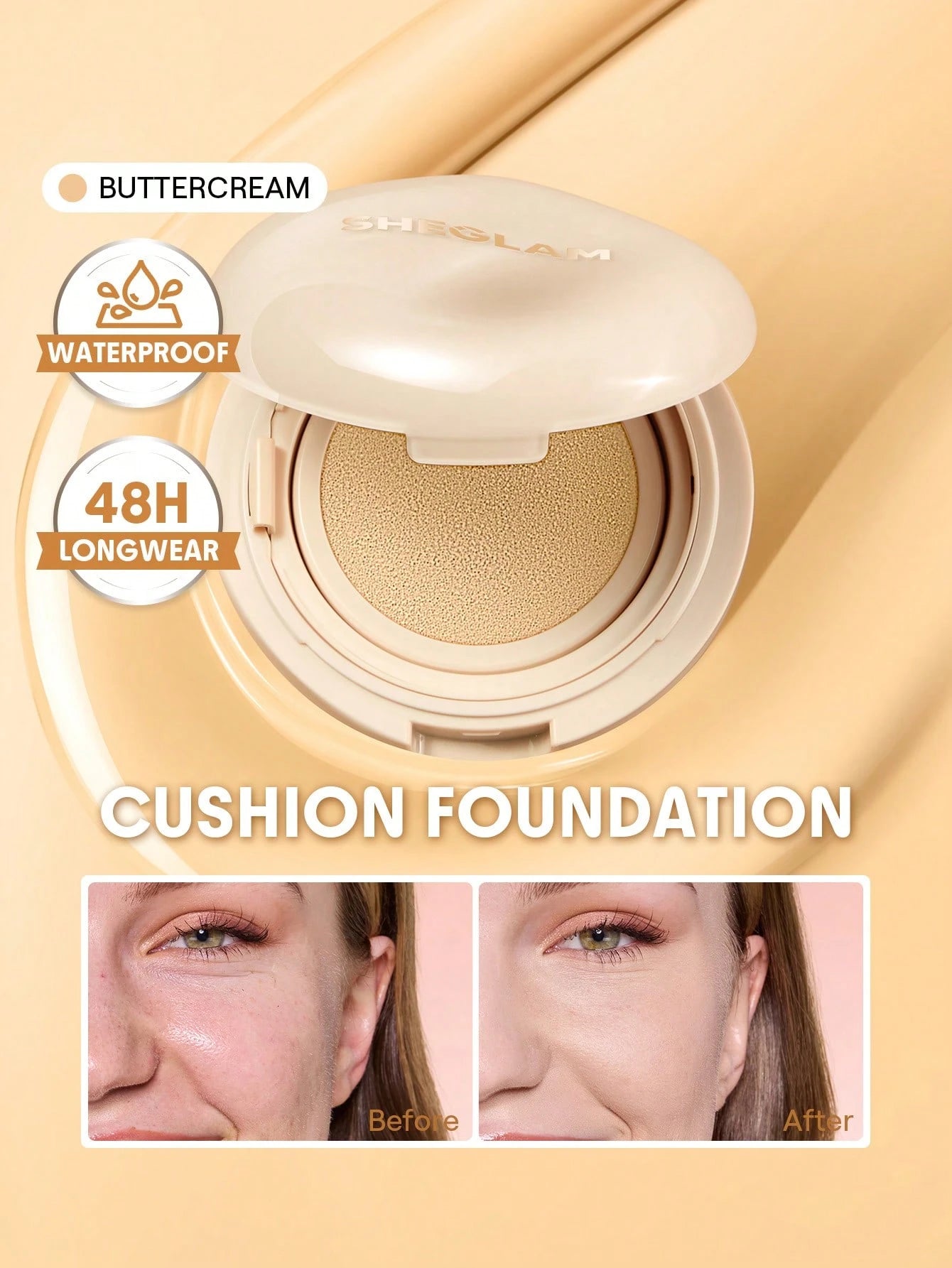 SHEGLAM - Fond de Teint Cushion "Lock & Go"