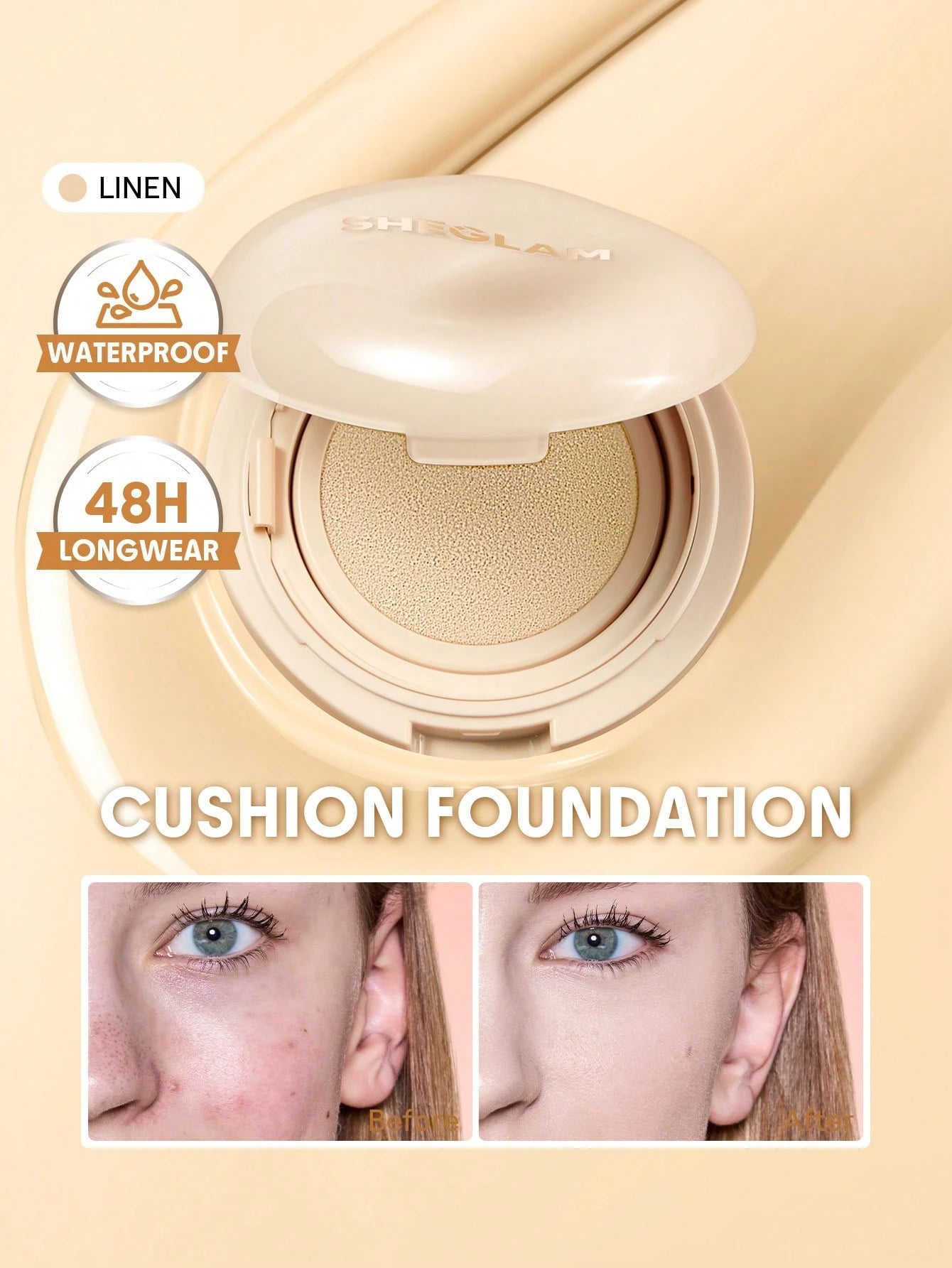SHEGLAM - Fond de Teint Cushion "Lock & Go"