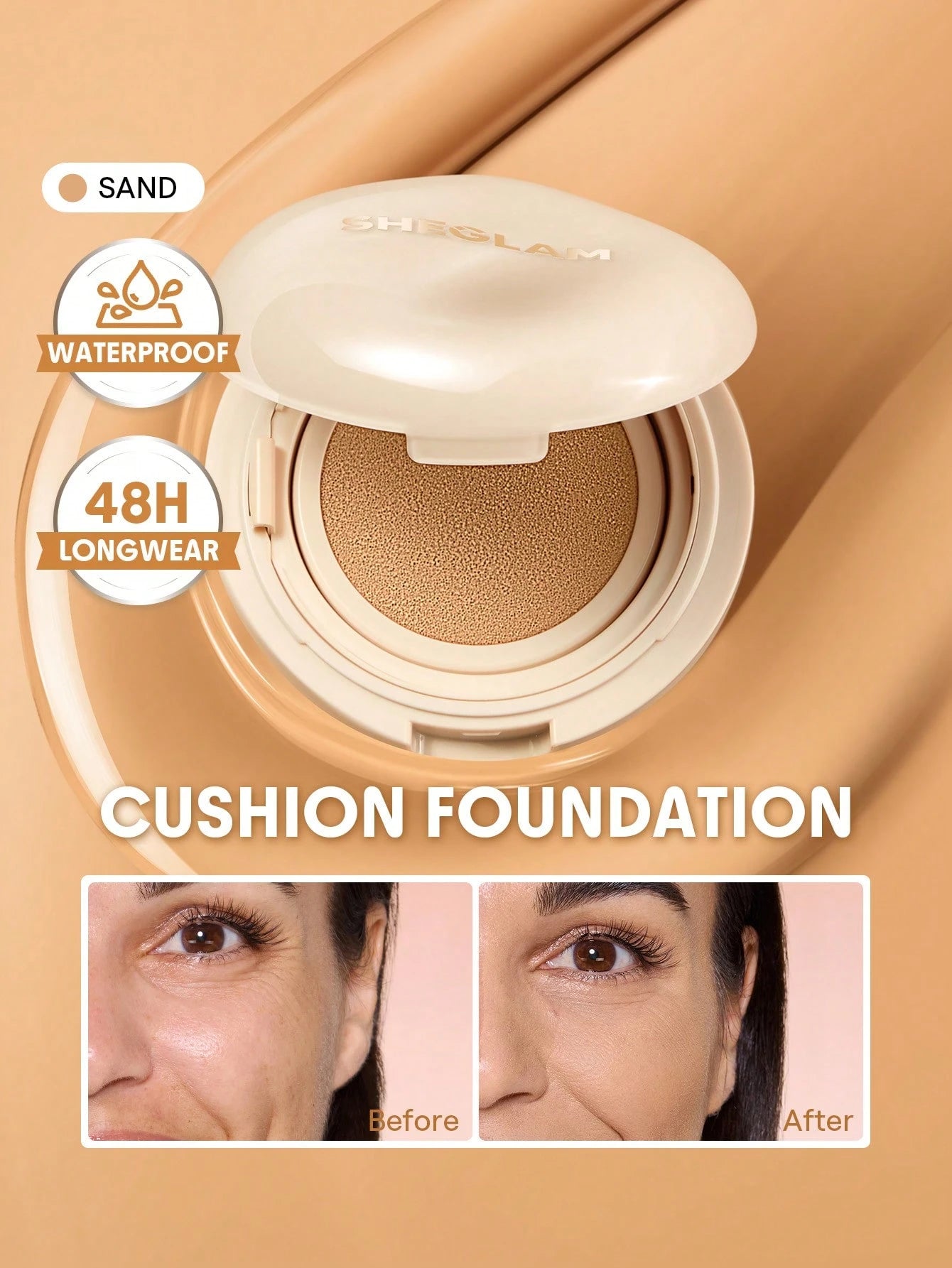 SHEGLAM - Fond de Teint Cushion "Lock & Go"