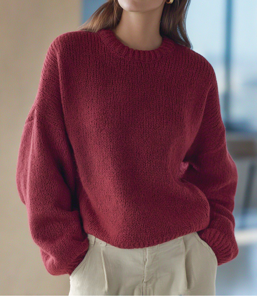 DAZY – Pull Col Détendu