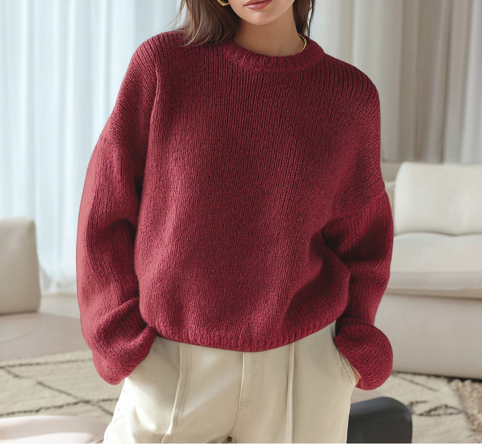 DAZY – Pull Col Détendu