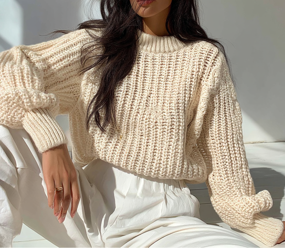 INAWLY – Pull Manches Bouffantes