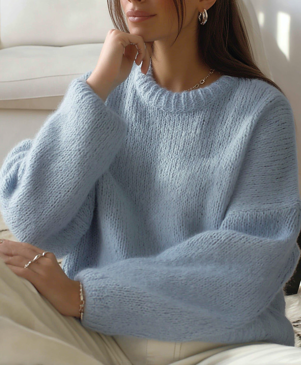 DAZY – Pull Col Détendu