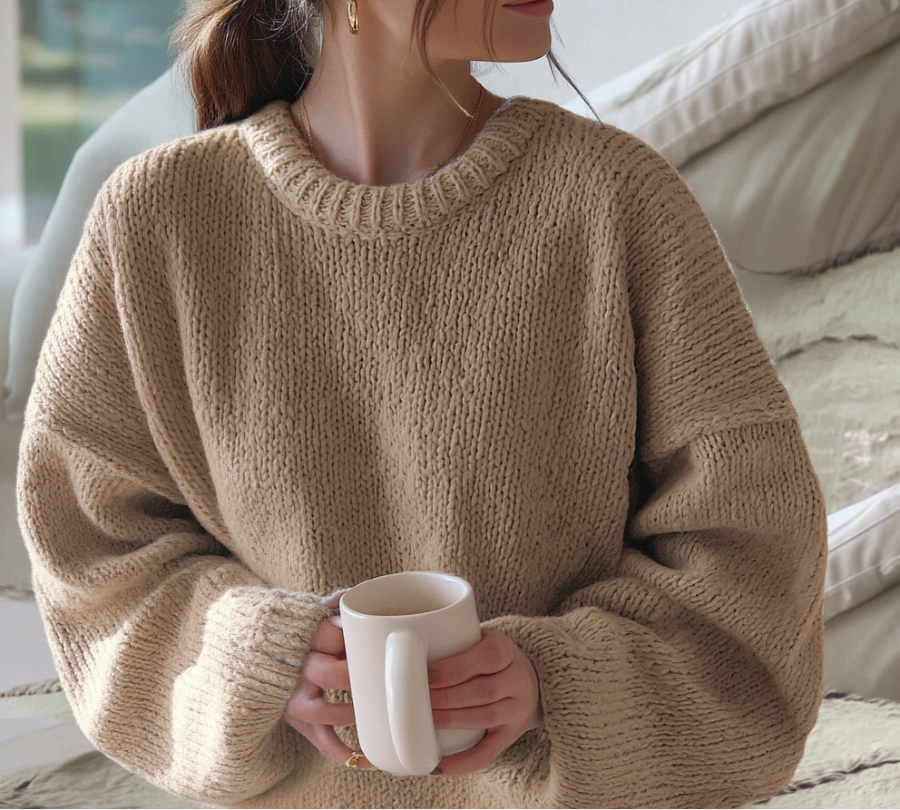 DAZY – Pull Col Détendu