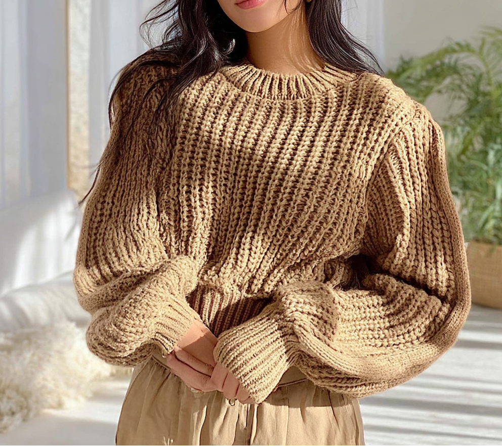 INAWLY – Pull Manches Bouffantes