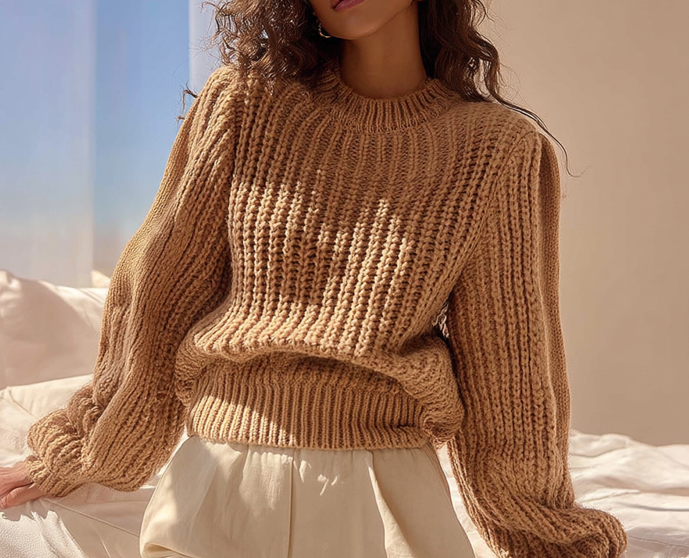 INAWLY – Pull Manches Bouffantes