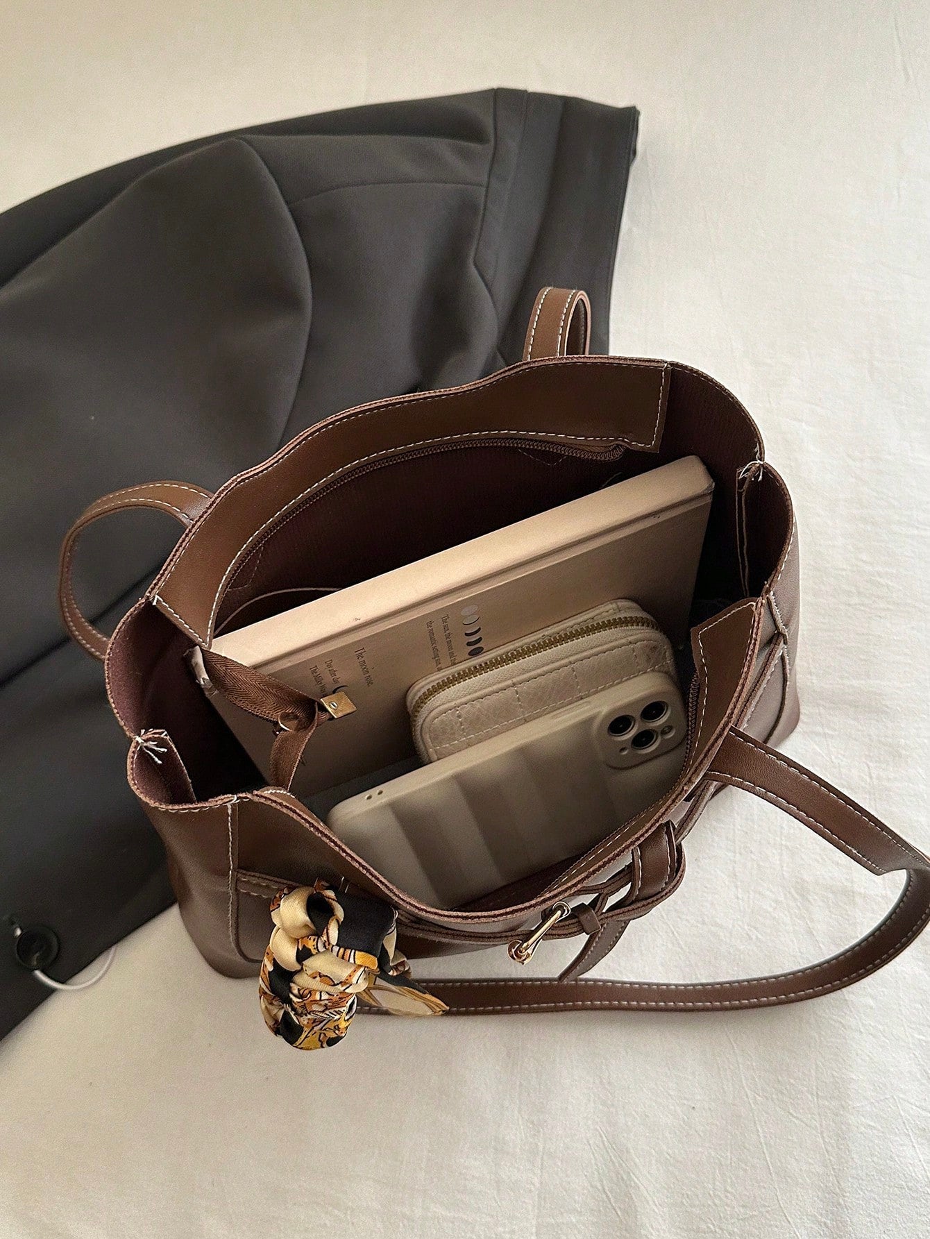 CANCHI - Sac Structuré avec Foulard - Véluxe - Daily Look