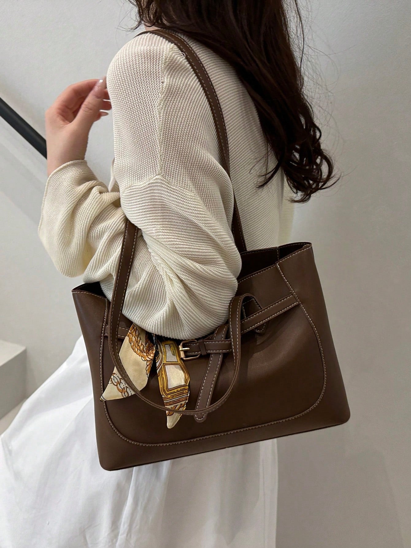 CANCHI - Sac Structuré avec Foulard - Véluxe - Daily Look