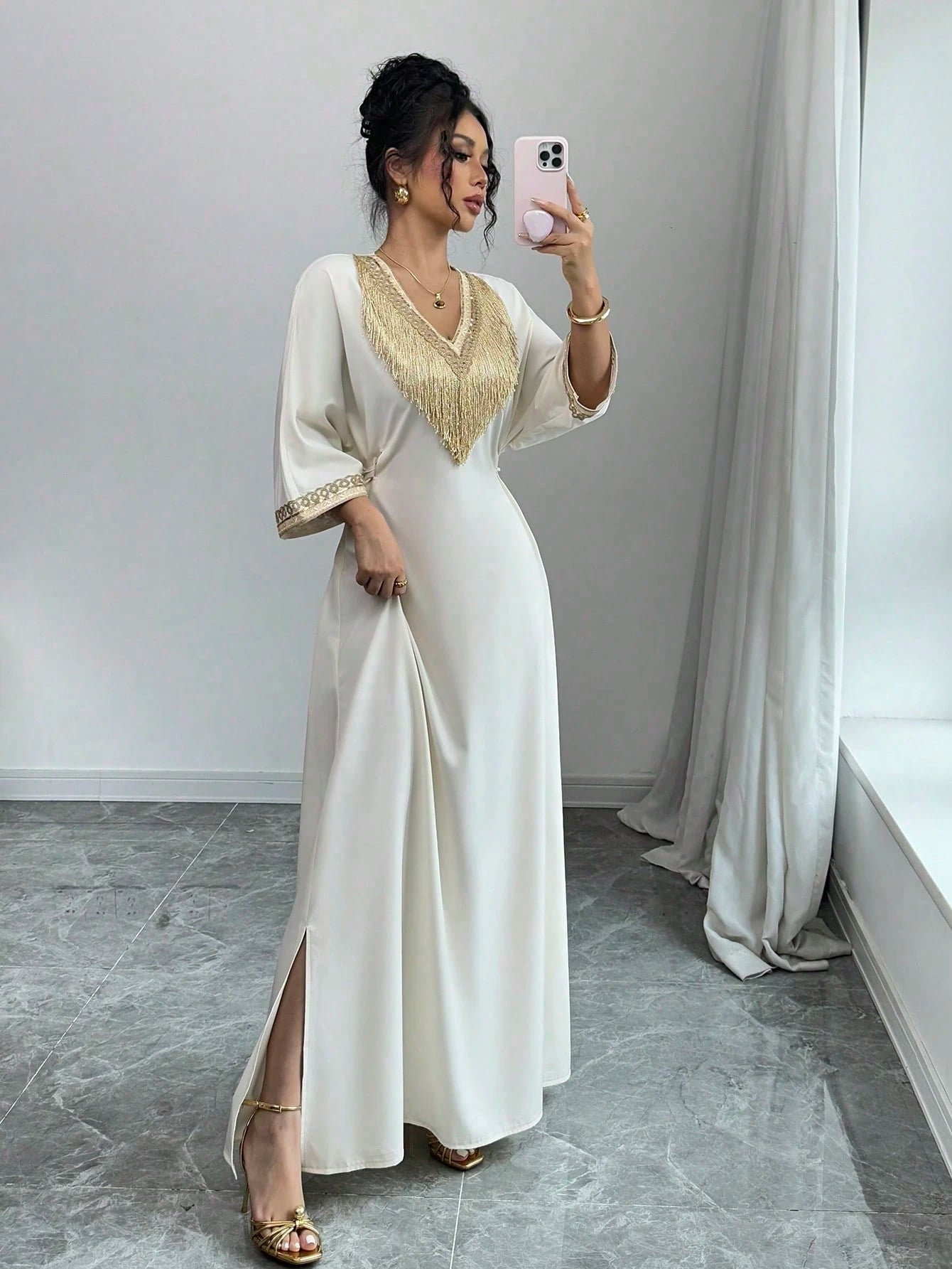 CHIQUEASE – Robe d'Hôtesse Style Kaftan - Véluxe - Daily Look