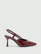 COCO BIZCHIC - Escarpins Slingback "Rubis Éclatant" - Véluxe - Daily Look