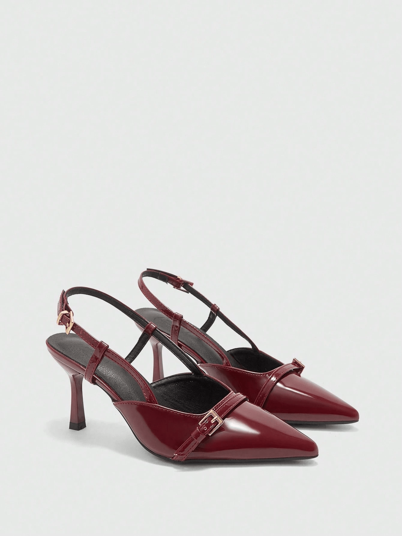 COCO BIZCHIC - Escarpins Slingback "Rubis Éclatant" - Véluxe - Daily Look