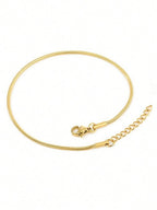 DASIMO - Bracelet de Cheville "Snake Gold" - Véluxe - Daily Look