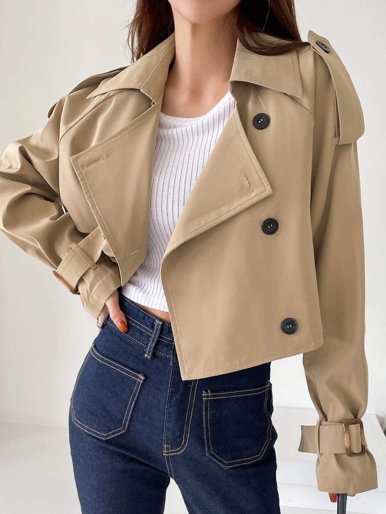 DAZY – Trench Classique à Boucles - Véluxe - Daily Look