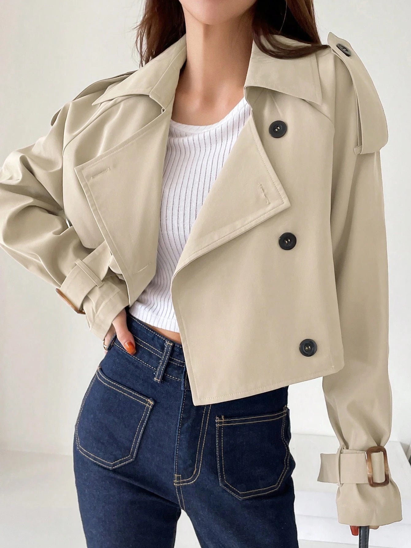 DAZY – Trench Classique à Boucles - Véluxe - Daily Look