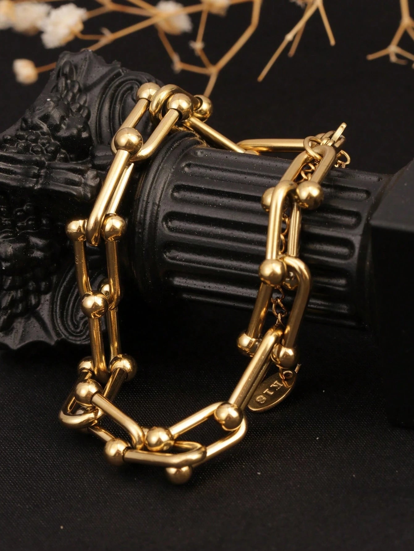 DIFAN - Bracelet Chaîne "Industrial Link" - Véluxe - Daily Look