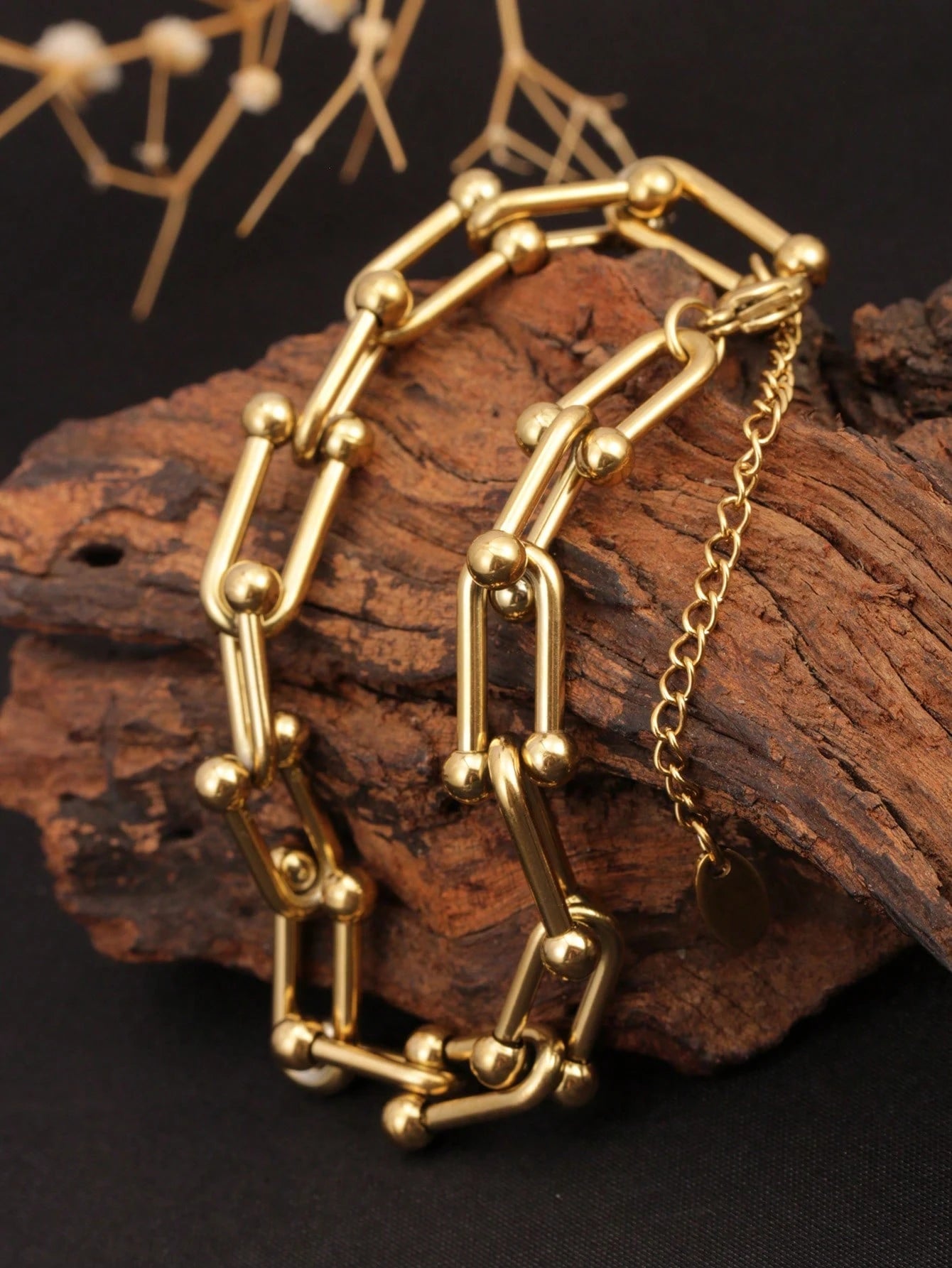 DIFAN - Bracelet Chaîne "Industrial Link" - Véluxe - Daily Look