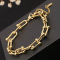 DIFAN - Bracelet Chaîne "Industrial Link" - Véluxe - Daily Look
