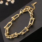 DIFAN - Bracelet Chaîne "Industrial Link" - Véluxe - Daily Look