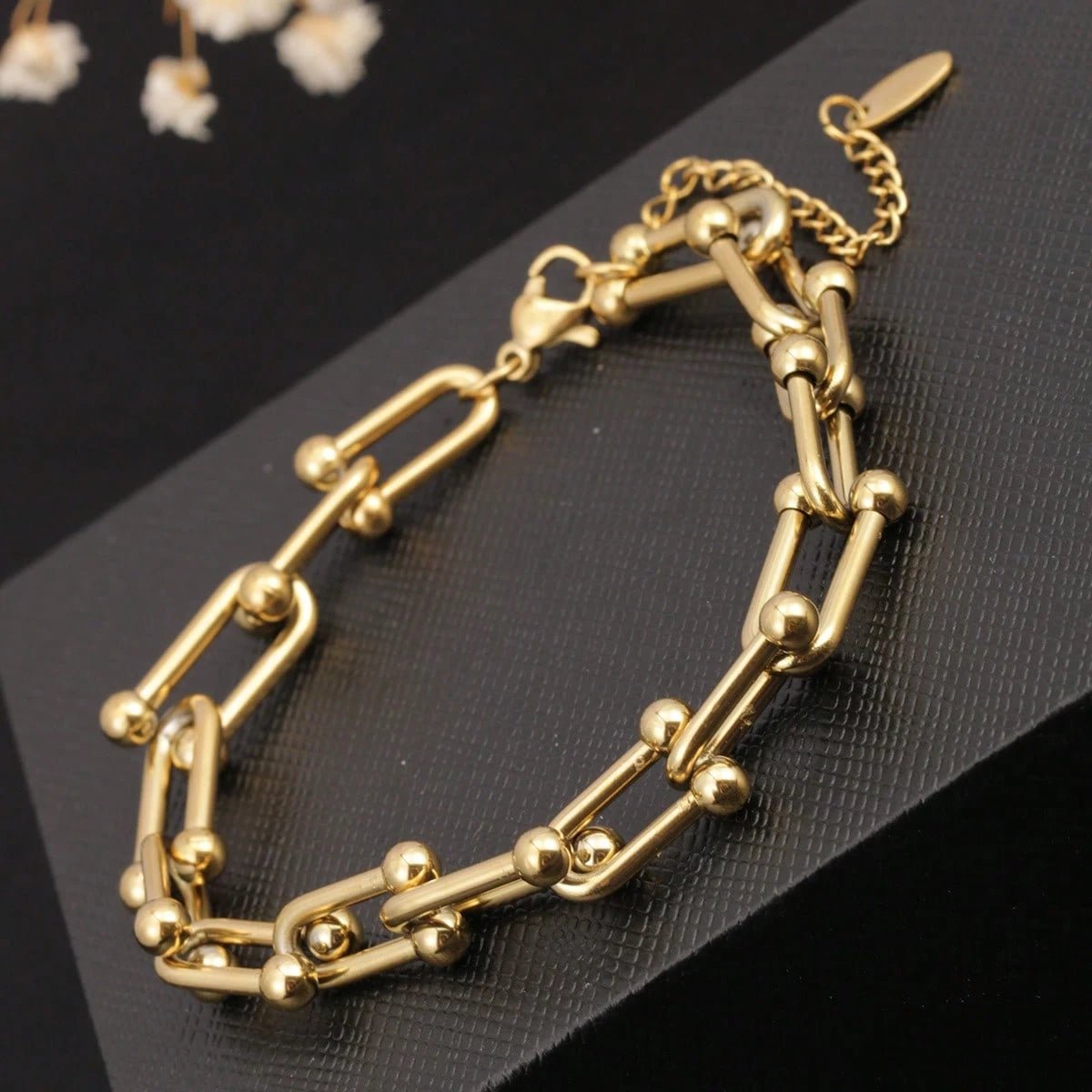 DIFAN - Bracelet Chaîne "Industrial Link" - Véluxe - Daily Look