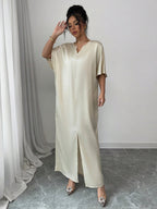 ELENZGA – Robe Longue Satinée - Véluxe - Daily Look