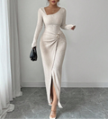 ELENZGA– Robe Maille Asymétrique - Véluxe - Daily Look