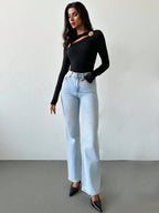 FIRERIE – Top "Éclat Floral" à Découpe Asymétrique - Véluxe - Daily Look
