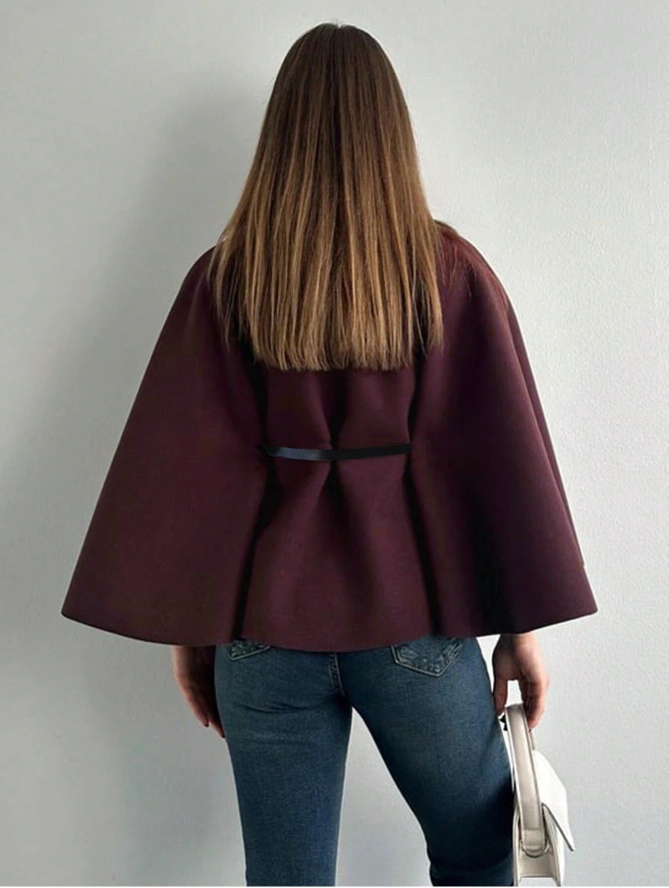 HEI GIRL – Manteau Cape Ceinturé - Véluxe - Daily Look