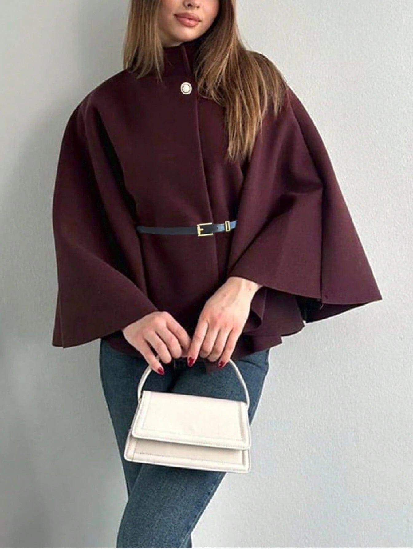 HEI GIRL – Manteau Cape Ceinturé - Véluxe - Daily Look