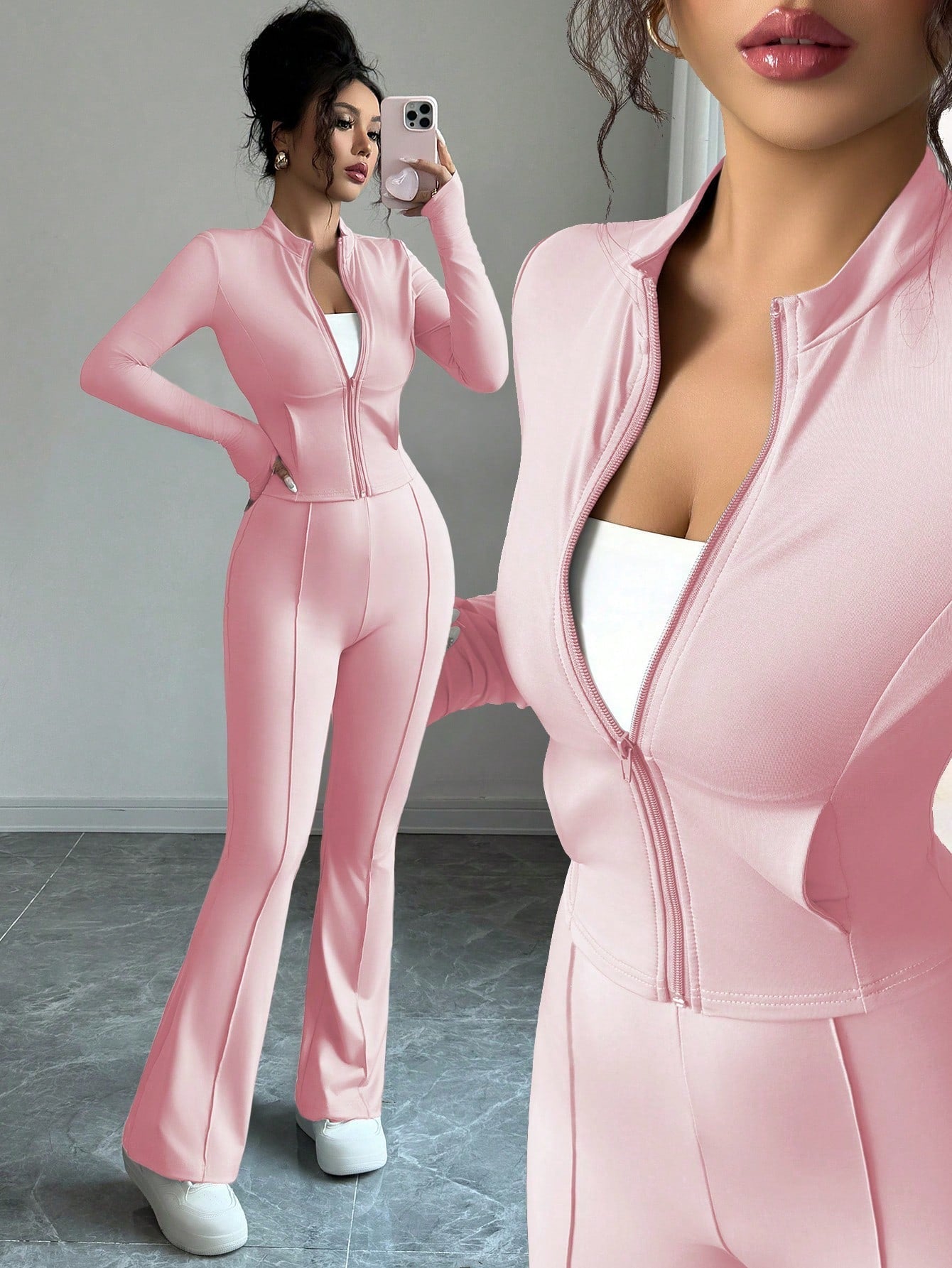 INAWLY – Ensemble Activewear Sculptant 2 Pièces - Véluxe - Daily Look