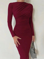 INAWLY SOLVA – Robe Drapée - Véluxe - Daily Look