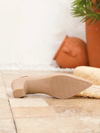 LYZY - Escarpins Slingback Talon Carré Confort - Véluxe - Daily Look