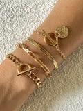 MAVROS – Bracelet Cylindrique à Fermoir OT - Véluxe - Daily Look