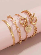 MAVROS – Bracelet Cylindrique à Fermoir OT - Véluxe - Daily Look
