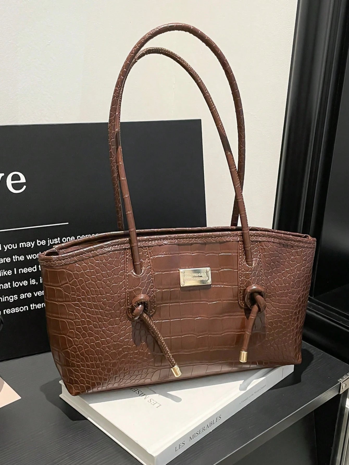 NYDIA - Sac à Main "City Chic" Effet Crocodile - Véluxe - Daily Look