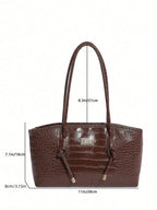 NYDIA - Sac à Main "City Chic" Effet Crocodile - Véluxe - Daily Look