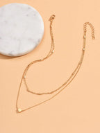Ovina – Collier Cœur Minimaliste - Véluxe - Daily Look