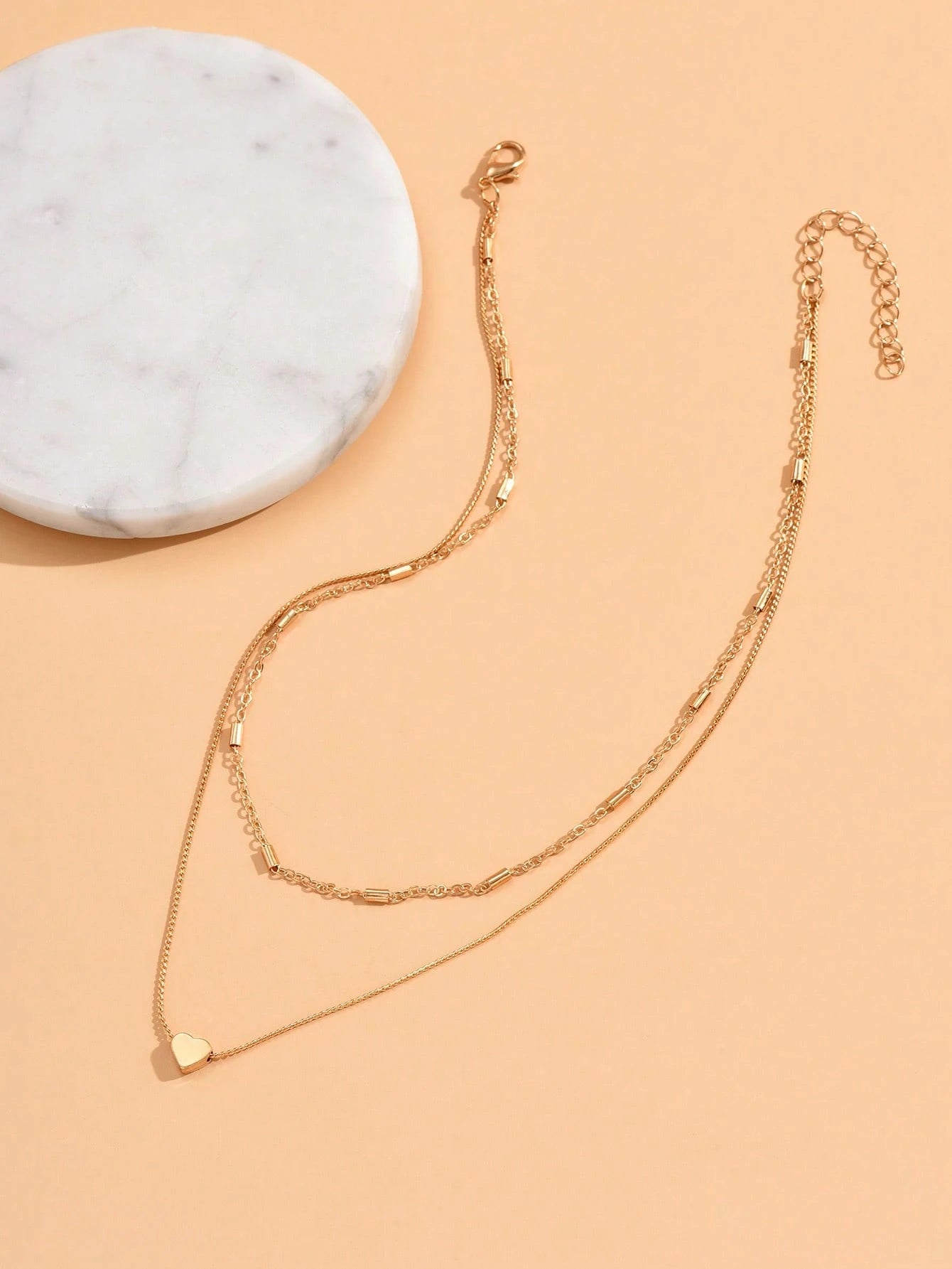 Ovina – Collier Cœur Minimaliste - Véluxe - Daily Look