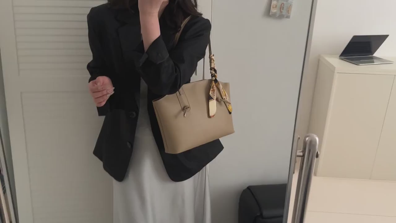 CANCHI - Sac Structuré avec Foulard