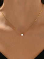 QUEEN SH - Collier Solitaire "Lumière Pure" - Véluxe - Daily Look