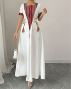 RAFFERIZA – Robe Longue Blanche d'Inspiration Bohème - Véluxe - Daily Look