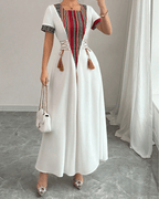 RAFFERIZA – Robe Longue Blanche d'Inspiration Bohème - Véluxe - Daily Look