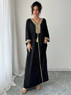 RAFFERIZA - Robes d'Hôtesse a Broderies Or - Véluxe - Daily Look