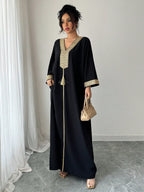 RAFFERIZA - Robes d'Hôtesse a Broderies Or - Véluxe - Daily Look