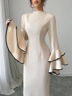 SELIANNE – Robe Maxi "Aurore" à Manches Volantées - Véluxe - Daily Look