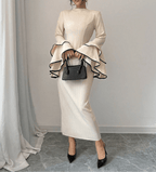 SELIANNE – Robe Maxi "Aurore" à Manches Volantées - Véluxe - Daily Look